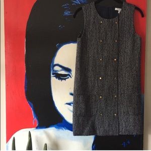 Brooks Brothers Tweed Sleeveless Mini Dress